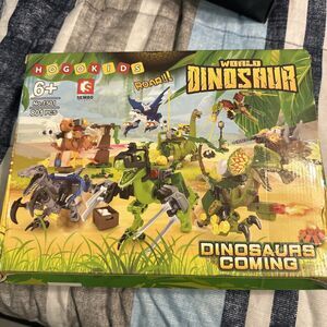 Hogokids World Dinosaur Building Set, 801 Pieces New